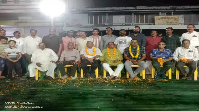 सीहोर में आठ दशक पुरानी गरबा परंपरा को सहेजने वाले गुजराती समाज के वरिष्ठजनों का सम्मान