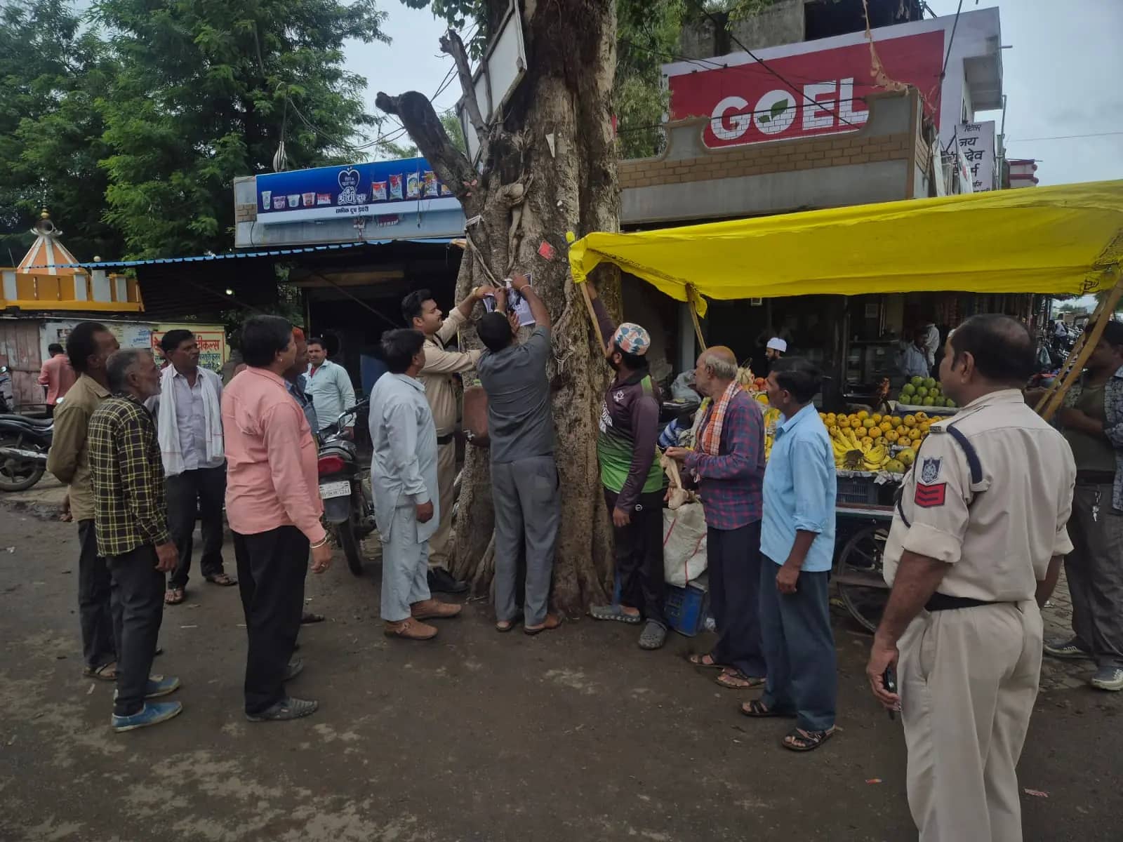 बाड़ी पुलिस ने चलाया नशा मुक्ति जनजागरूकता अभियान, बस-ऑटो में लगाए जागरूकता पोस्टर