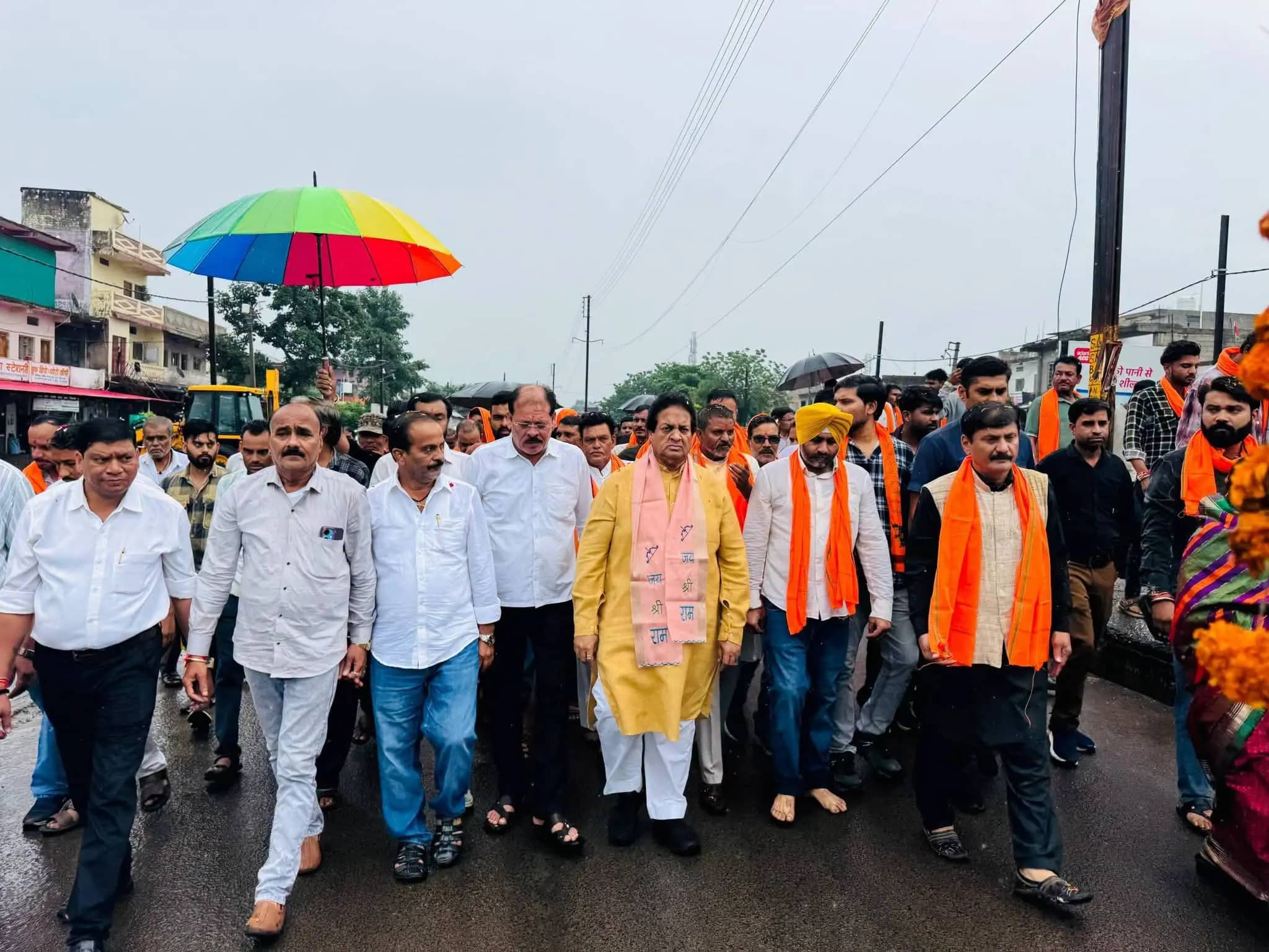 बाड़ी में रज कलश वंदन यात्रा का भव्य स्वागत, विधायक सुरेंद्र पटवा ने लिया समरस समाज का संकल्प