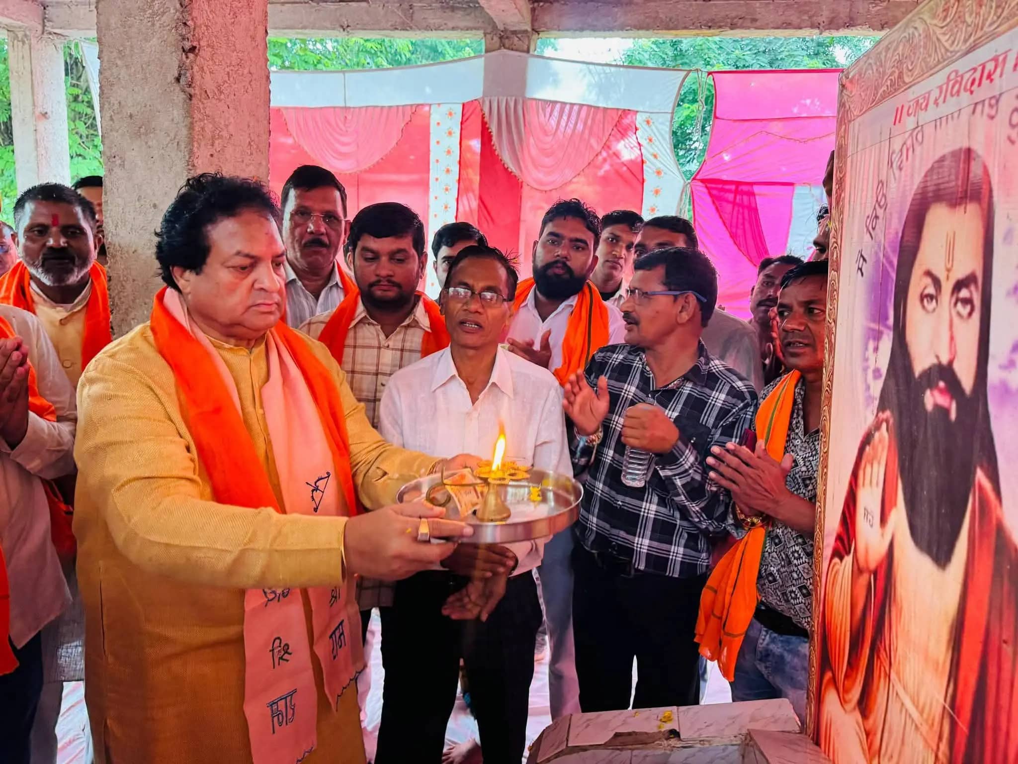बाड़ी में रज कलश वंदन यात्रा का भव्य स्वागत, विधायक सुरेंद्र पटवा ने लिया समरस समाज का संकल्प