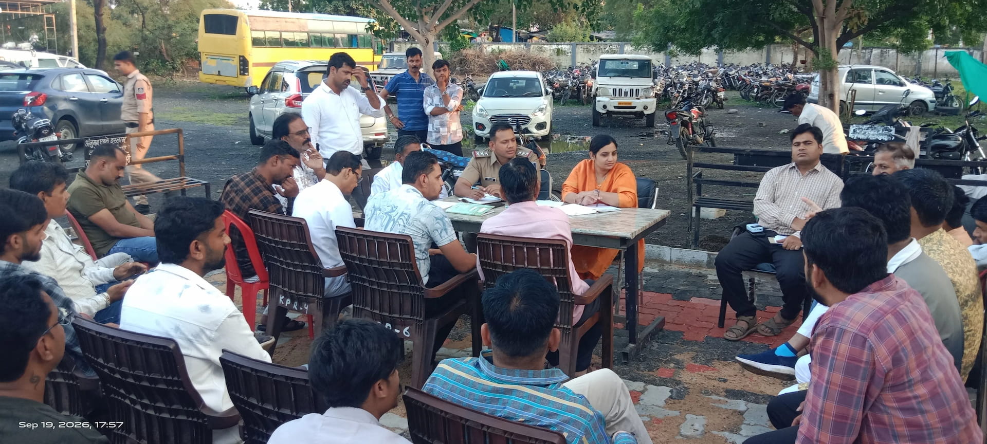 खिलचीपुर में शांति समिति की बैठक, गणेश विसर्जन और डोल ग्यारस की व्यवस्थाओं पर चर्चा