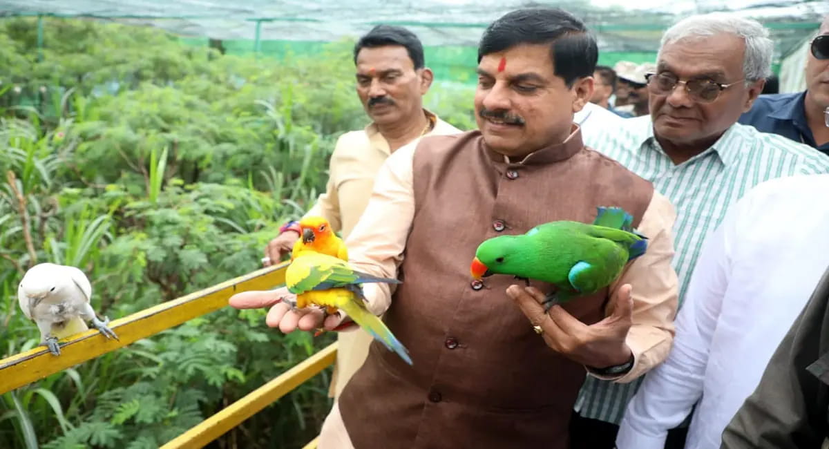 सीएम डॉ मोहन यादव पहुँचे चिड़ियाघर- पक्षी विहार का किया दौरा