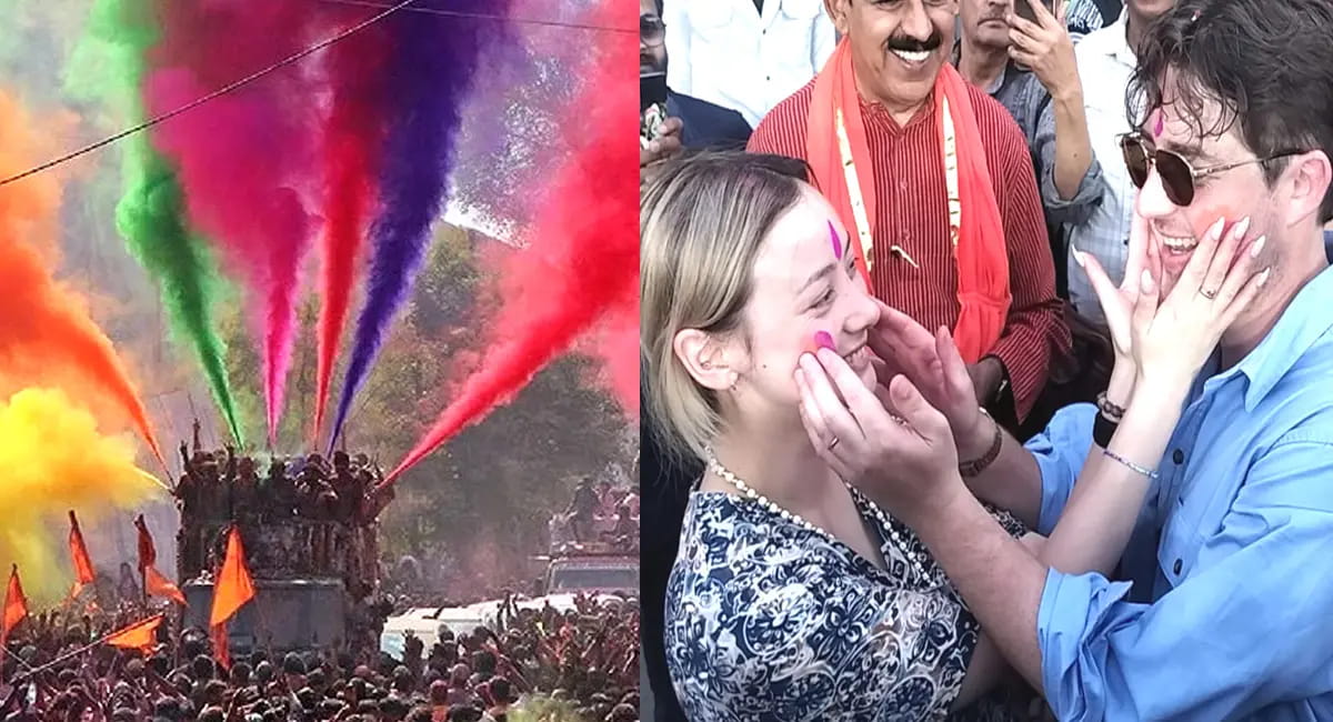 विश्वप्रसिद्ध गेर में होंगे विदेशी मेहमानों के साथ रंगों में डूबेगा इंदौर - 200 फीट तक उड़ेगा 350 किलो गुलाल
