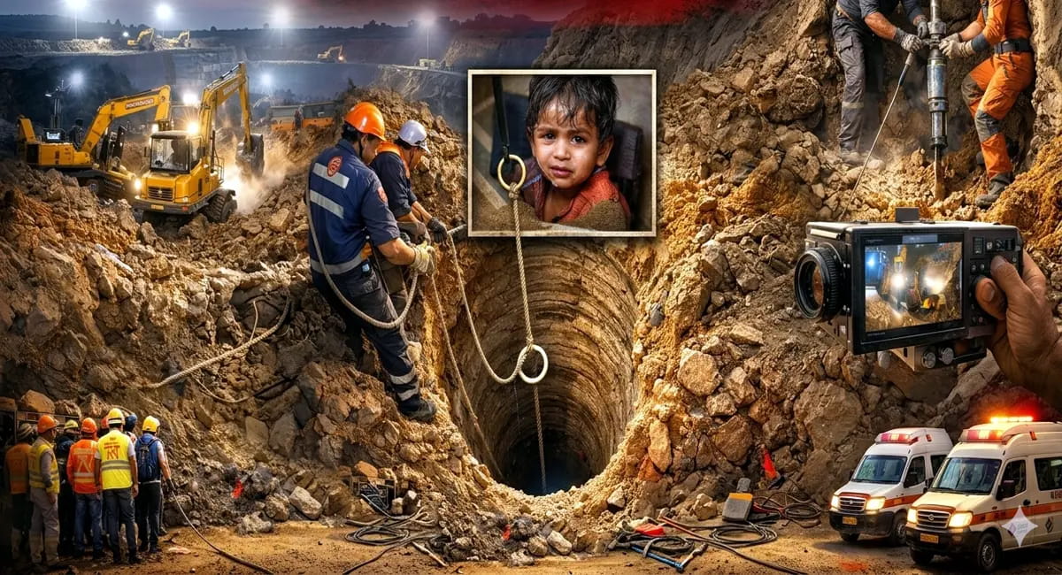 मासूम भागीरथ, सांसें अटकी-चट्टानों ने रोका रेस्क्यू, मशीनों से जंग जारी