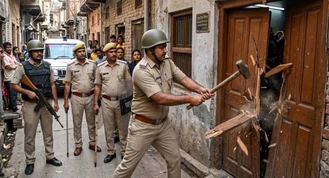 घर में घुसे 5 पुलिसकर्मी सस्पेंड,DCP ने किया बड़ा एक्शन