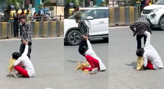 युवती को पीटा, घसीटा… बीच सड़क ‘हैवानियत’ का VIDEO वायरल