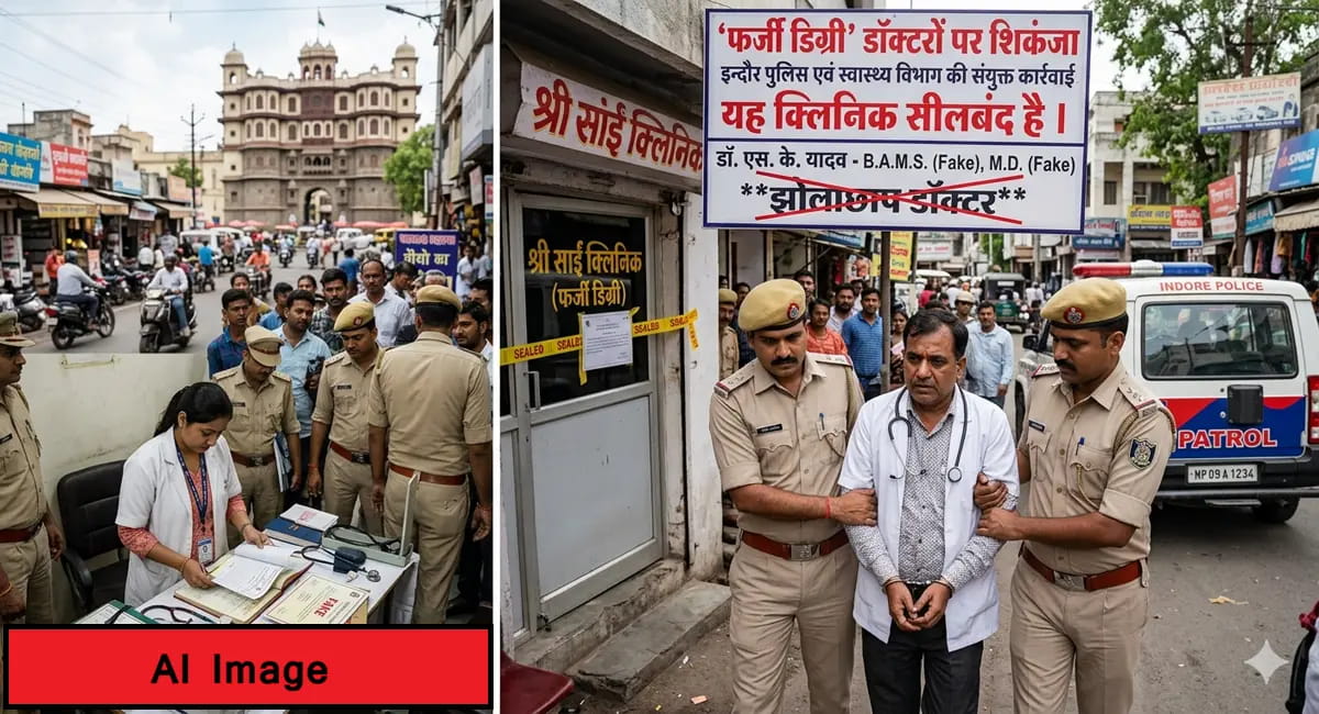 इंदौर में ‘फर्जी डिग्री’ डॉक्टरों पर शिकंजा ,32 डॉक्टरों पर गंभीर आरोप