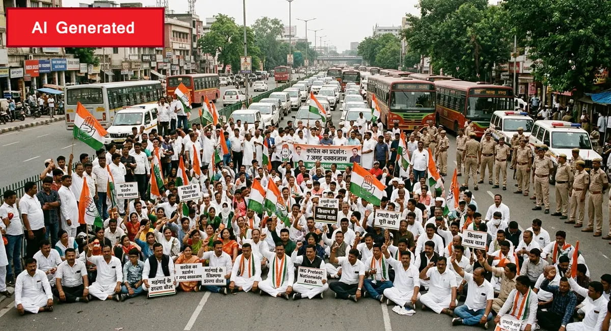 कांग्रेस का चक्काजाम, थमेगा NH-52