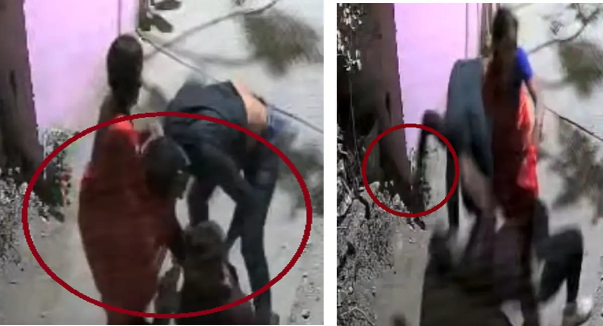 मामूली विवाद के बाद युवक पर चाकू से हमला,CCTV में कैद हुई वारदात