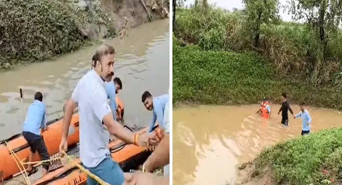 रातभर चले रेस्क्यू के बाद मिला गोलू का शव