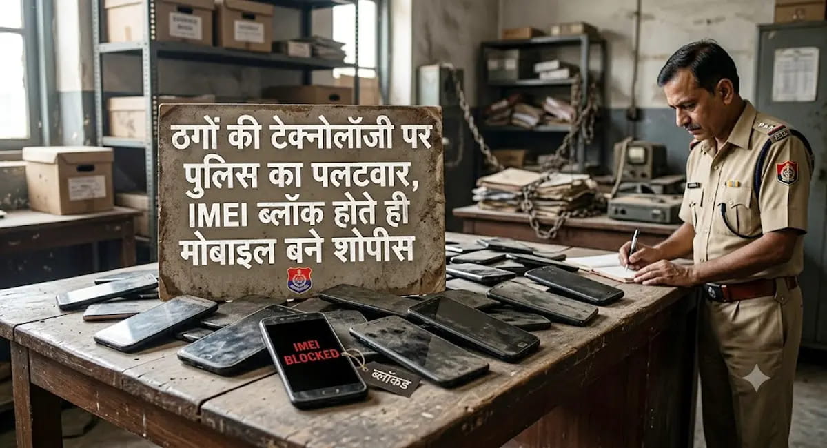 पुलिस ने IMEI ब्लॉक कर काट दी ठगी की 'लाइफलाइन'