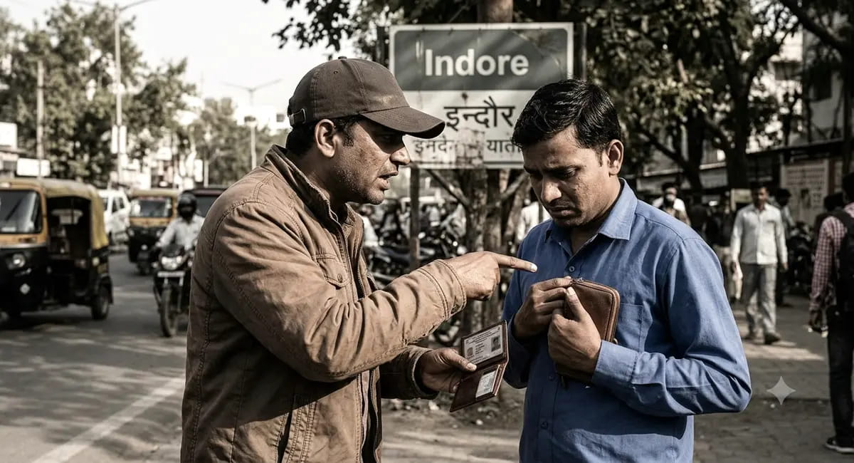 क्राइम ब्रांच का डर दिखाया और 7 लाख लूटकर भागे,गिरोह में वकील भी