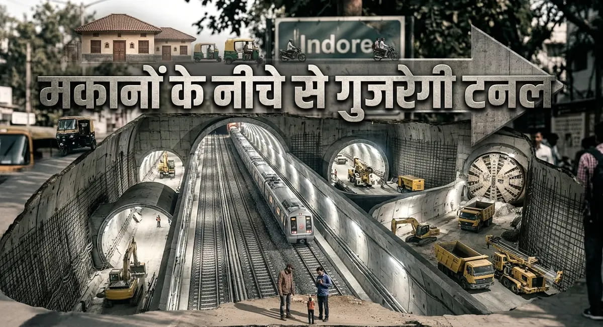 मेट्रो के लिए बंगाली से पलासिया तक घरों के नीचे खुदाई की तैयारी, सॉइल टेस्टिंग से रहवासियों में हड़कंप