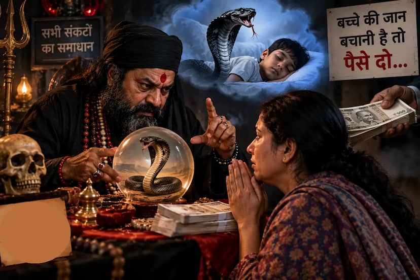 ‘सांप काटेगा, बेटा मर जाएगा’... बाबा की धमकी से घबराई महिला, गंवा बैठी 31 हजार