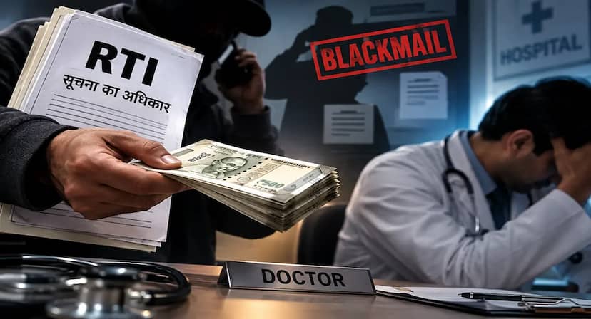 40 की उम्र में 400 RTI! डॉक्टर को ब्लैकमेल कर मांगता था ‘खर्चा-पानी’, एक गिरफ्तार