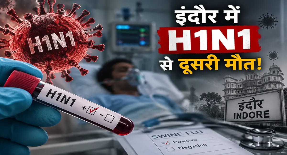 इंदौर में H1N1 से दूसरी मौत! शाजापुर की महिला ने इलाज के दौरान तोड़ा दम, कोविड भी था पॉजिटिव