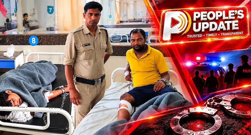 उज्जैन में हत्याकांड के आरोपियों का शॉर्ट एनकाउंटर, पुलिस वाहन से कूदकर भागे तो पैरों में लगी गोली