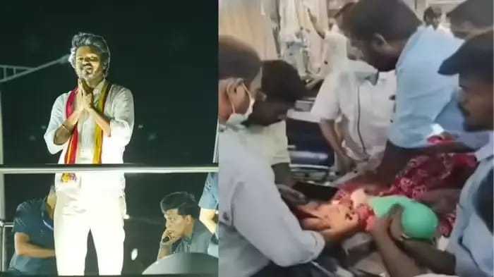 करूर में अभिनेता विजय की रैली में भगदड़ से 39 लोगों की मौत, मरने वालों में अधिकांश महिलाएं और बच्चे, 80 से अधिक घायल