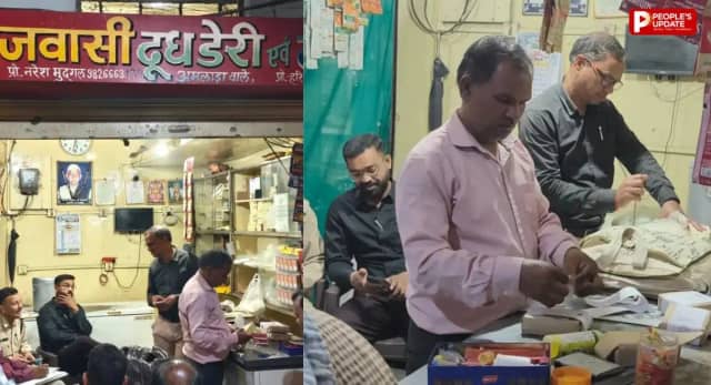सिवनी मालवा में त्योहारों से पहले खाद्य सुरक्षा को लेकर प्रशासन अलर्ट, ब्रजवासी डेयरी से लिए सैंपल