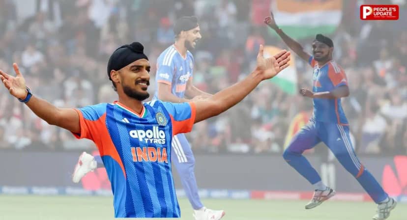 अर्शदीप सिंह ने रचा इतिहास: 103 टी20 मैच में पूरे किए 150 विकेट, सैंटनर को बनाया 150वां शिकार