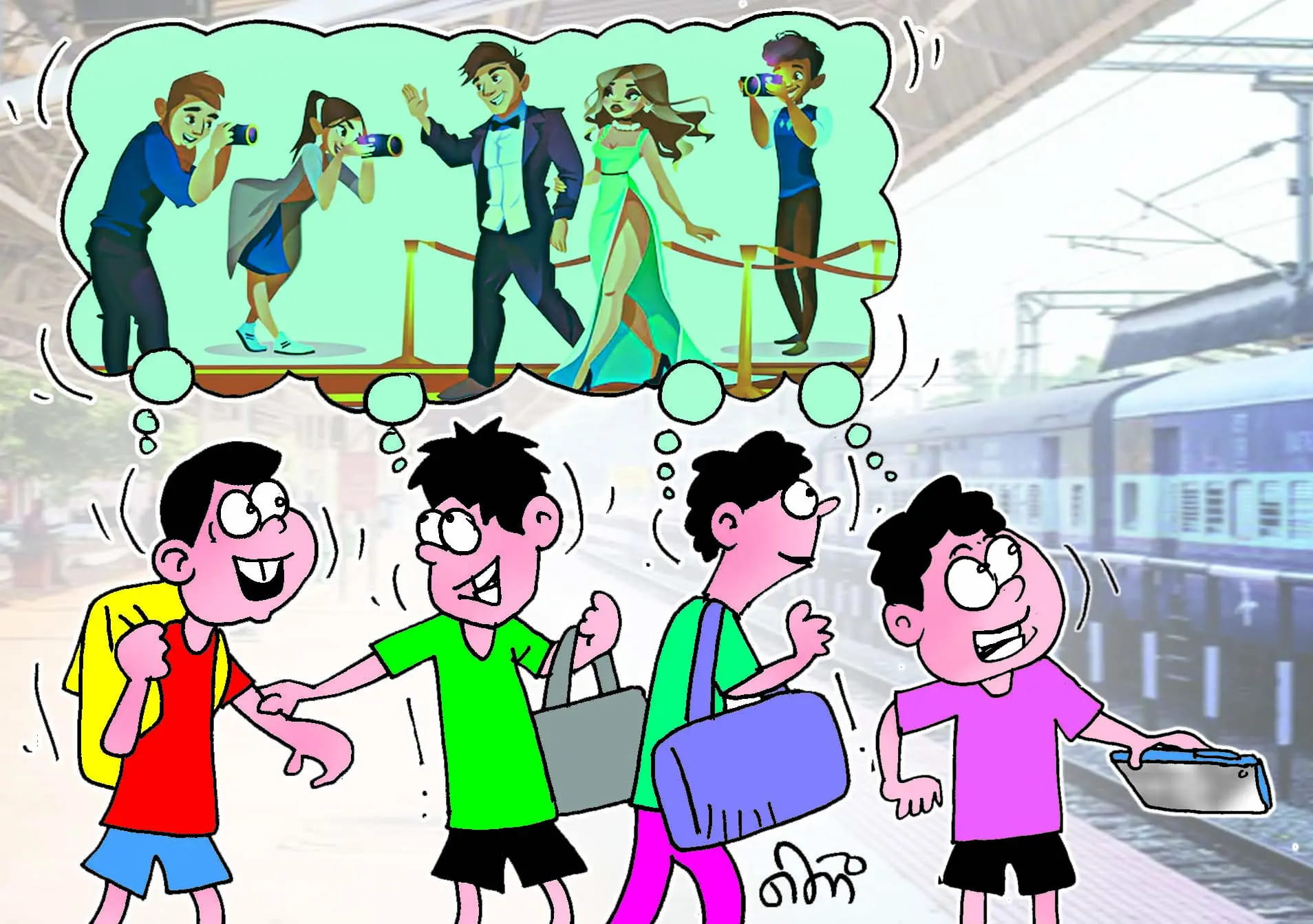 पसंदीदा एक्टर से मिलने घर छोड़कर जा रहे थे 4 टीनएजर्स