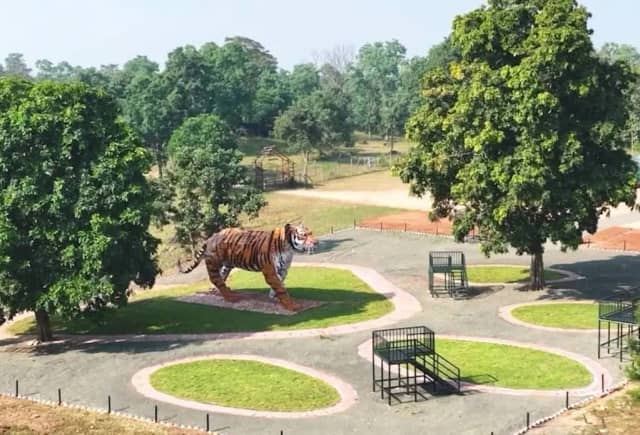 सिवनी में 10 टन कबाड़ से बना दुनिया का सबसे बड़ा स्क्रैप टाइगर