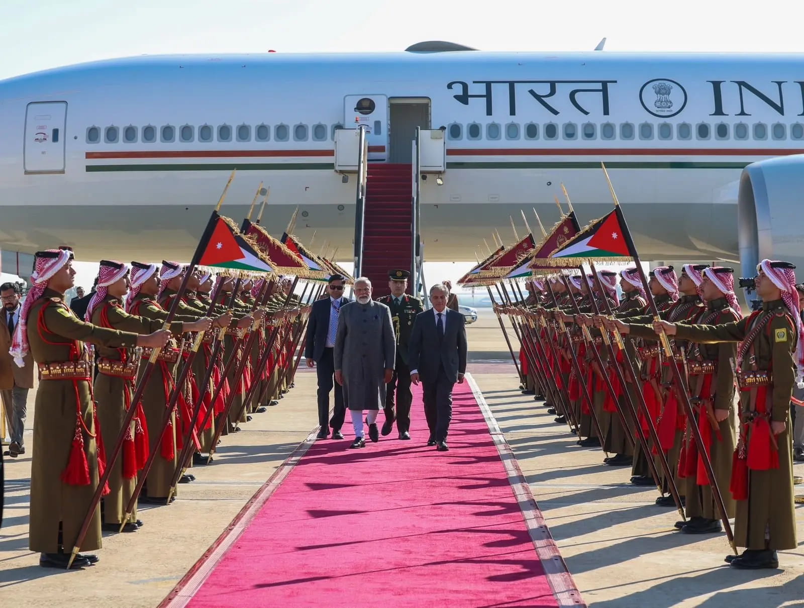 PM Modi दो दिवसीय यात्रा पर जॉर्डन पहुंचे, कल हो सकती है व्यापार पर बात