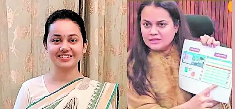 जल संरक्षण की तस्वीरों में शादी का कार्ड लगा दिया, अब विवादों में घिरी IAS अफसर बहनें