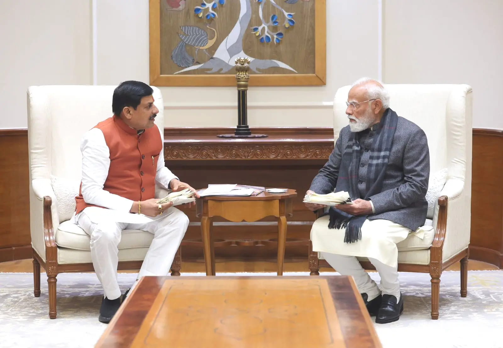 मुख्यमंत्री डॉ. यादव ने पीएम मोदी को सुपर थर्मल पावर स्टेशन के भूमिपूजन में आमंत्रित किया