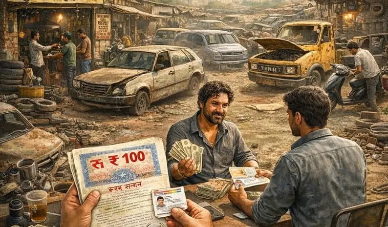 People's Sting : भोपाल कबाड़खाने में सिर्फ 100 रुपए के स्टांप पर बिक जाती है बिना कागजों की बाइक या कार, खरीदना भी आसान!