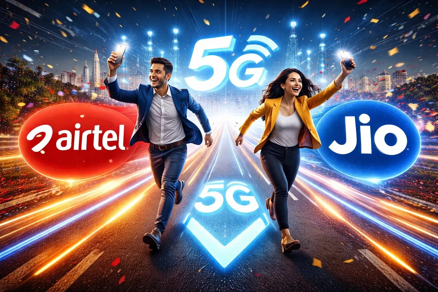 एयरटेल और जियो ने जोड़ लिए 83 लाख नए मोबाइल ग्राहक, Vi-BSNL पिछड़े
