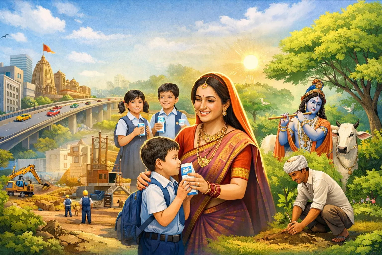 मोहन के बजट में तीन नई योजनाओं का ऐलान, इनसे है भगवान कृष्ण का कनेक्शन