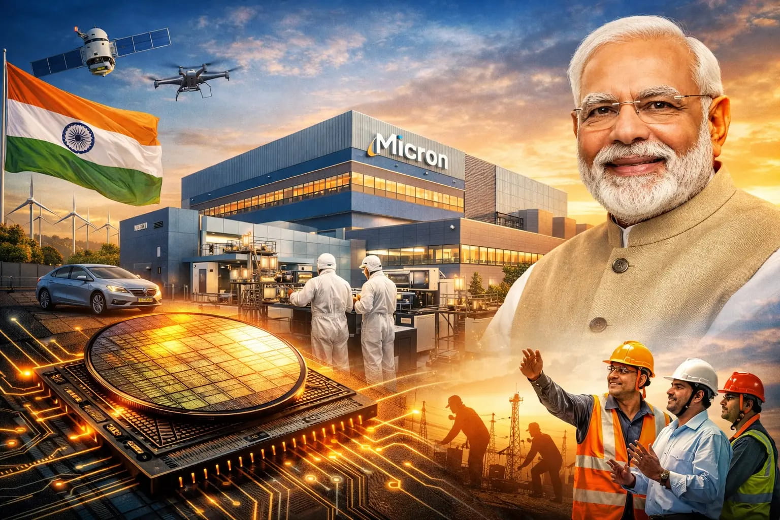 भारत में पहला सेमीकंडक्टर प्लांट कल से होगा शुरू, PM Modi देंगे सौगात