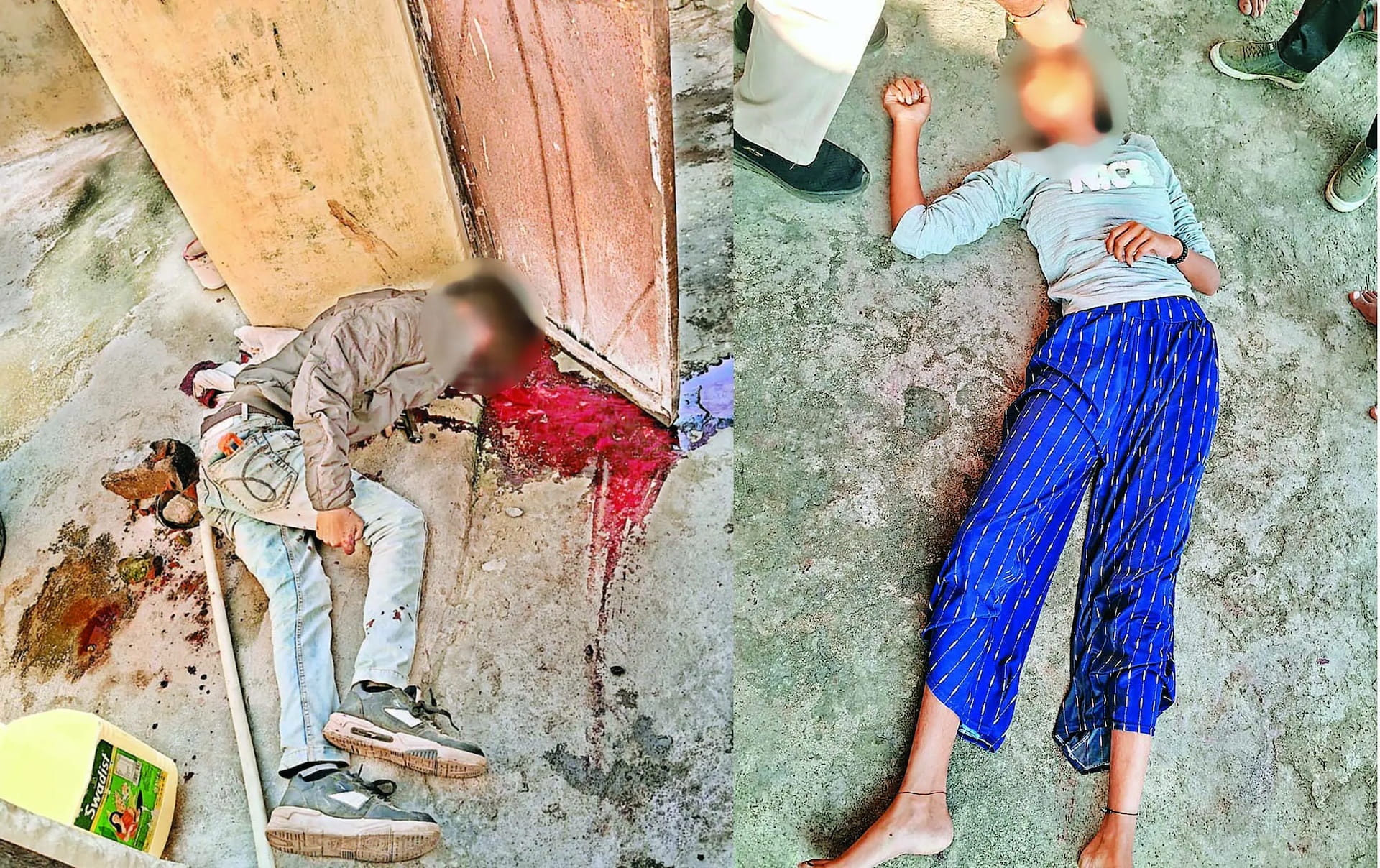 बाथरूम में मिला युवती का शव, पास ही युवक की बॉडी पड़ी थी, पिस्तौल भी मिली