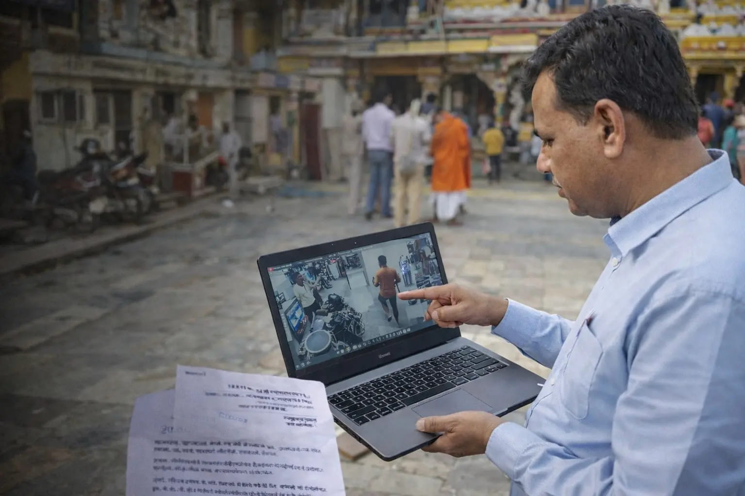 मंदिर से चप्पल चोरी हुई तो नायब तहसीलदार ने SP को लिखा पत्र- कहा चोर पर कार्रवाई करें..!