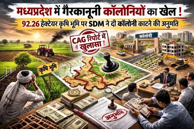 कॉलोनाइजर्स से मिलकर भोपाल सहित 5 शहरों में लैंड यूज का अवैध परिवर्तन