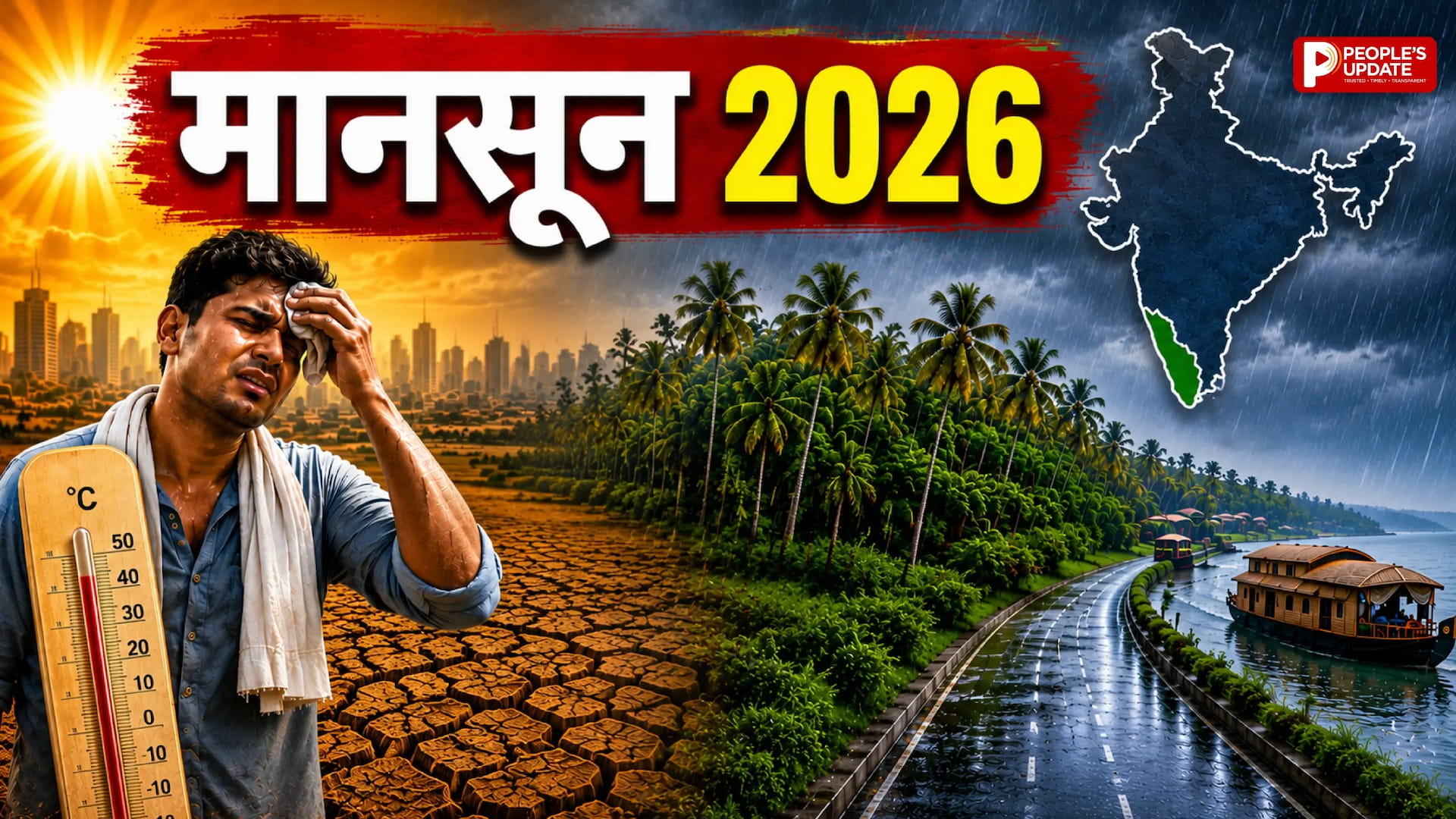 गर्मी ने बेहाल कर दिया? खुशखबरी! इस बार 5 दिन पहले केरलम पहुंचेगा मानसून