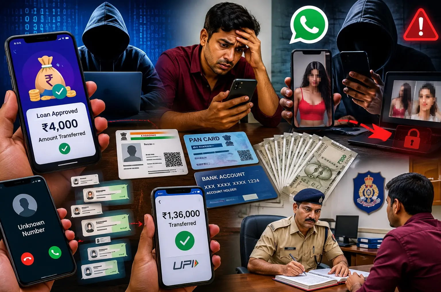 इंस्टाग्राम पर लोन ऐप डाउनलोड करना पड़ा महंगा, व्यापारी से 1.36 रुपए लाख की ठगी