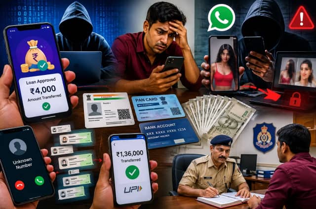 इंस्टाग्राम पर लोन ऐप डाउनलोड करना पड़ा महंगा, व्यापारी से 1.36 रुपए लाख की ठगी