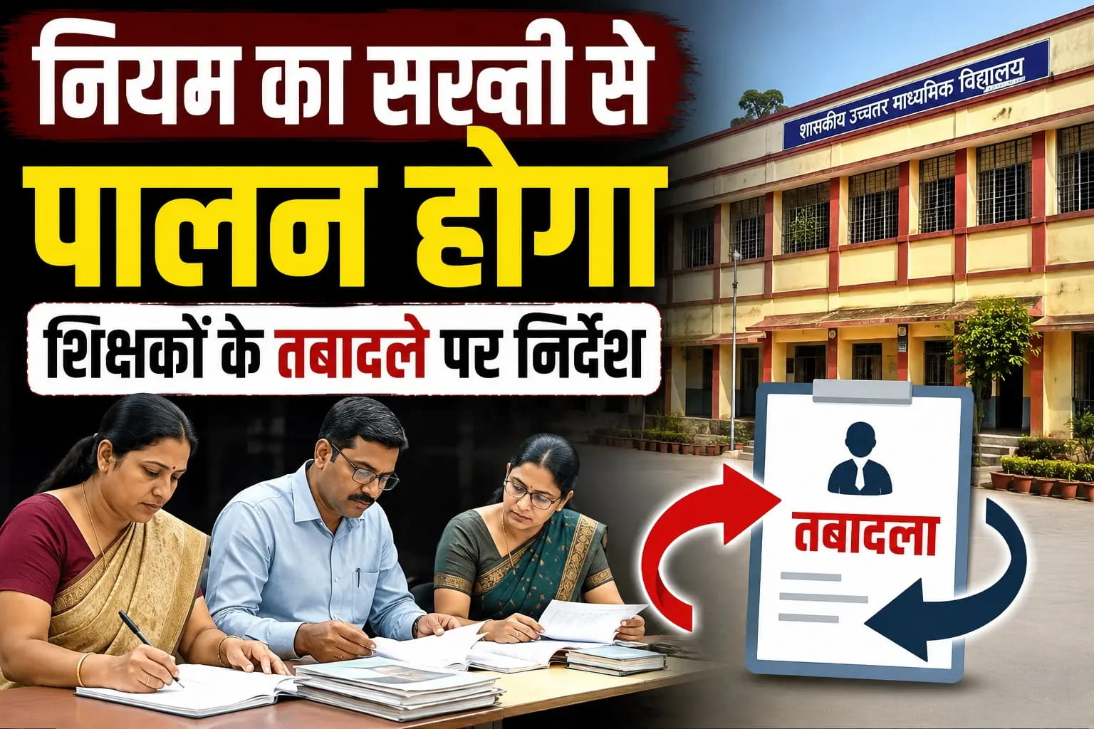 प्राइमरी टीचर ने जिले के बाहर ट्रांसफर लिया तो शून्य होगी सीनियरिटी