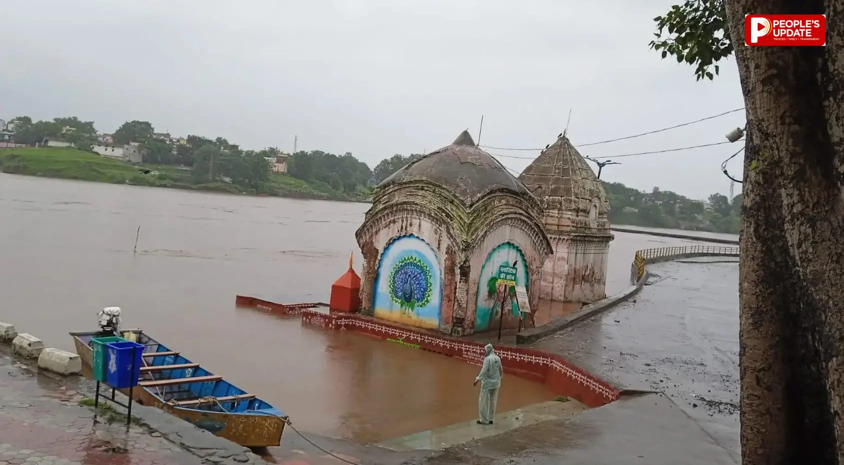 बुरहानपुर में 24 घंटे में लगभग 7 इंच बारिश; गांवों के कई मार्ग बंद, जैनाबाद पुल तक पहुंचा नदी का पानी