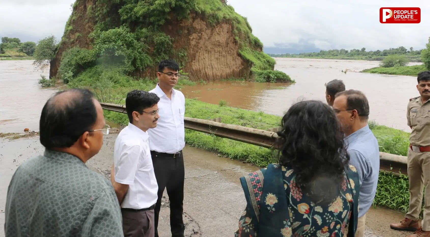 भारी बारिश के बीच जिला प्रशासन हाई अलर्ट पर, कलेक्टर-एसपी ने संवेदनशील क्षेत्रों का किया निरीक्षण