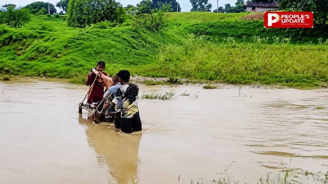 सिंगरौली में सड़क नहीं होने का दर्द-डिलीवरी के बाद खाट पर नाला पार कर घर पहुंच सकी महिला, वर्षों से की जा रही पुलिया निर्माण की मांग