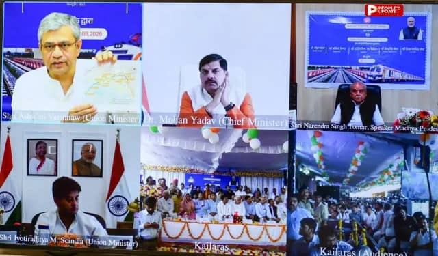 ग्वालियर-श्योपुर ब्रॉडगेज लाइन पर कैलारस-बीरपुर के बीच 56 किमी रेलखंड का लोकार्पण, बीरपुर तक ट्रेन शुरू