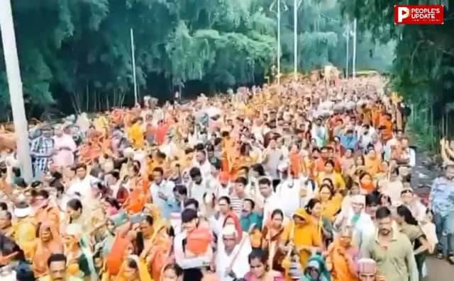 कांवड़ यात्रा: शिवभक्ति के सैलाब में डूबा सीहोर, पंडित प्रदीप मिश्रा संग चले लाखों भक्त; आस्था के बीच जाम से परेशानी