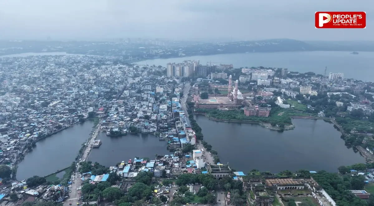 विश्व झील दिवस-भोपाल का तीन सीढ़ी तालाब सिस्टम अतिक्रमण में डूबा, स्विट्जरलैंड में हो रही आइस स्केटिंग
