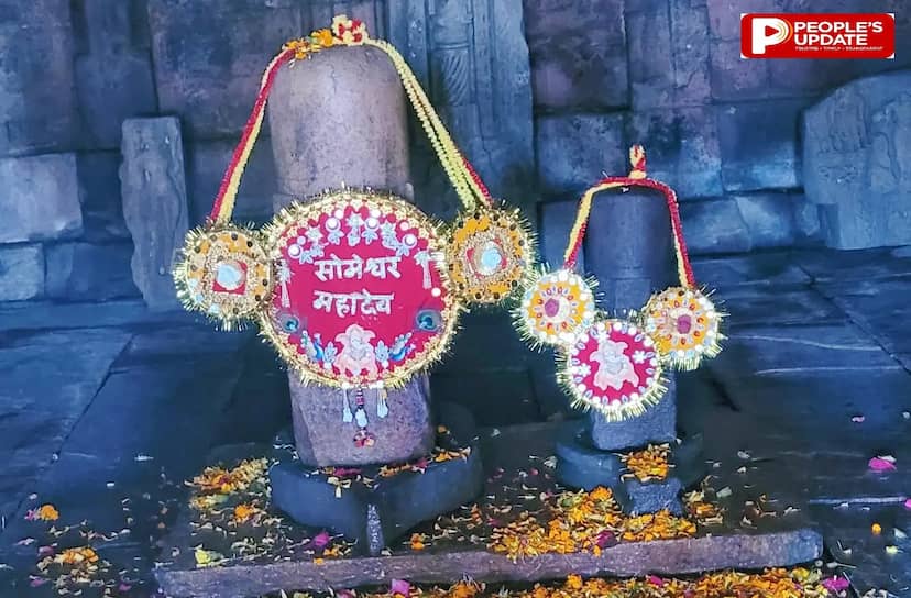 रायसेन में महादेव को अर्पित की बड़ी राखी की माला, स्कूल में छात्राओं ने पौधों को भी बांधी राखी
