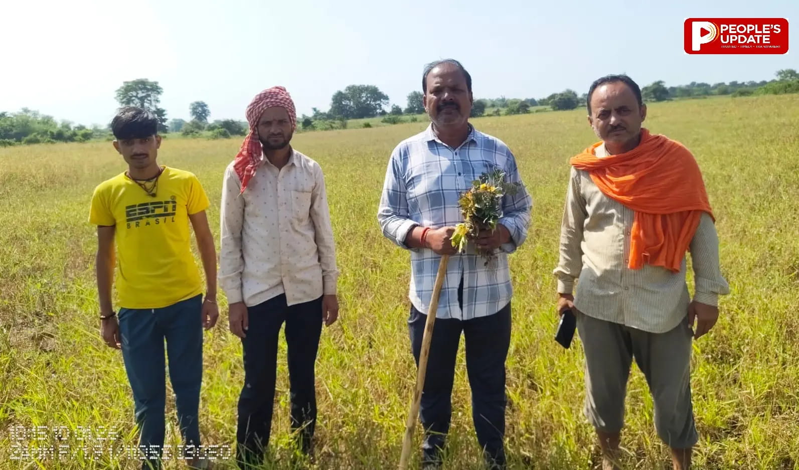 कृषि विभाग के सर्वे में 60% फसलें तबाह-राजस्व विभाग की सुस्ती से अटका किसानों का मुआवजा