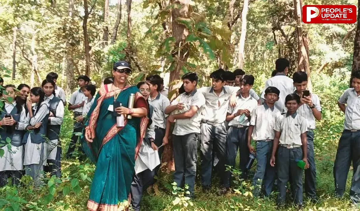 सोहागपुर-सेहरा के जंगल में विद्यार्थियों ने जाना वन्यजीव संरक्षण का महत्व, प्राकृतिक सौंदर्य से हुए रूबरू
