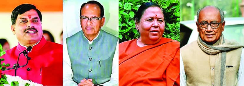 एमपी के लीडर डॉ. मोहन यादव, शिवराज सिंह, उमा भारती और दिग्विजय सिंह टाइम मैनेजमेंट, पॉजिटिविटी, योग-मेडिटेशन से रहते हैं स्ट्रेसफ्री
